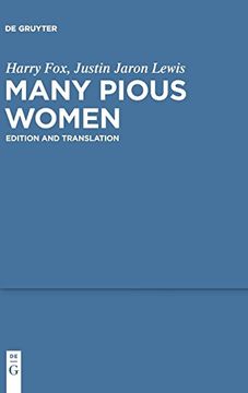 portada Many Pious Women stj 62 (Studia Judaica) (en Inglés)