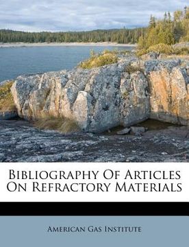 portada bibliography of articles on refractory materials (en Inglés)