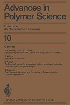 portada Fortschritte der Hochpolymeren-Forschung (Advances in Polymer Science) (English and German Edition)