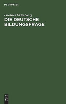 portada Die Deutsche Bildungsfrage (en Alemán)