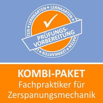 portada Kombi-Paket Fachpraktiker für Zerspanungsmechanik Lernkarten (en Alemán)