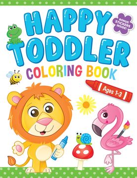portada Happy Toddler Coloring Book (en Inglés)