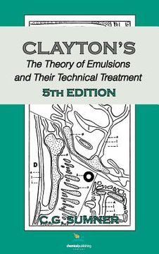 portada claytons the theory of emulsions and their technical treatment, 5th edition