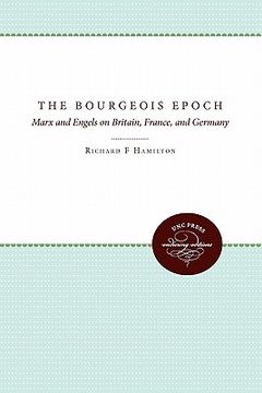 portada the bourgeois epoch (en Inglés)