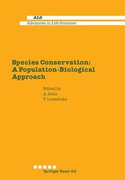 portada Species Conservation: A Population-Biological Approach (in English)