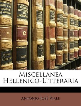 portada Miscellanea Hellenico-Litteraria (in Portuguese)