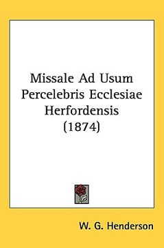portada missale ad usum percelebris ecclesiae herfordensis (1874) (en Inglés)