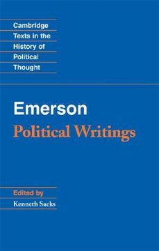portada Emerson: Political Writings Hardback: 0 (Cambridge Texts in the History of Political Thought) (en Inglés)