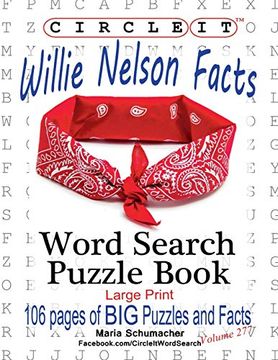 portada Circle it, Willie Nelson Facts, Word Search, Puzzle Book 
