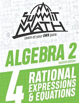 portada Summit Math Algebra 2 Book 4: Rational Equations and Expressions (en Inglés)