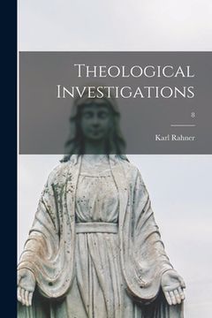 portada Theological Investigations; 8