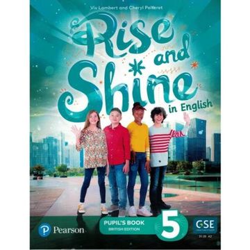 portada Rise and Shine in English 5 Pupil's Book Pearson [British Edition] [Cefr a2] (in English)