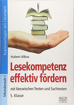 portada Lesekompetenz Effektiv Fördern - 5. Klasse: Mit Literarischen Texten und Sachtexten (en Alemán)