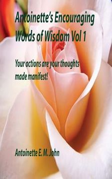 portada Antoinette's Encouraging Words of Wisdom (en Inglés)