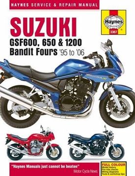 portada Suzuki: Gsf600, 650 & 1200 Bandit Fours '95 to '06 (Haynes Service & Repair Manual) (en Inglés)