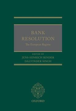portada Bank Resolution: The European Regime (en Inglés)