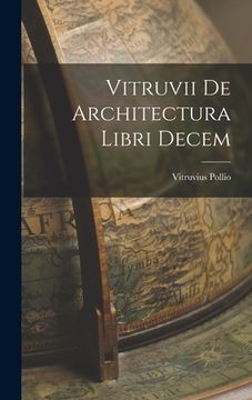 portada Vitruvii De Architectura Libri Decem (en Inglés)