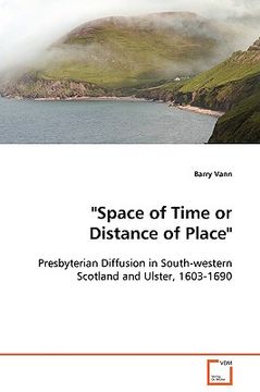 portada space of time or distance of place (en Inglés)
