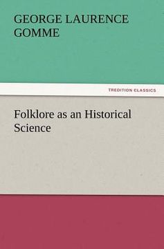 portada folklore as an historical science (en Inglés)