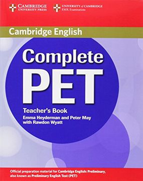 portada Complete pet Teacher's Book (in English)