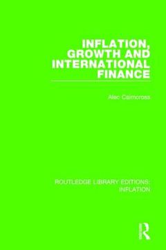portada Inflation, Growth and International Finance (en Inglés)