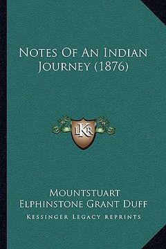 portada notes of an indian journey (1876) (en Inglés)