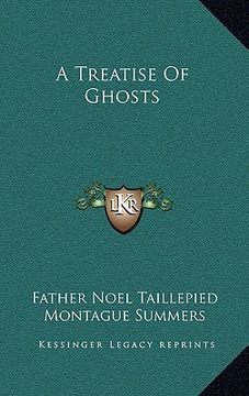 portada a treatise of ghosts (in English)