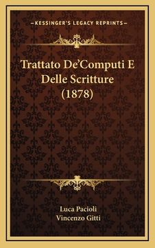portada Trattato De'Computi E Delle Scritture (1878)