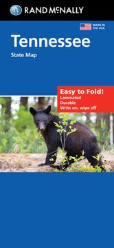portada Rand McNally Easy to Fold: Tennessee State Laminated Map (in English)
