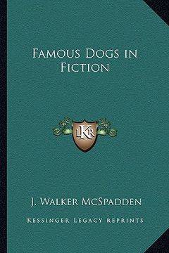 portada famous dogs in fiction (in English)