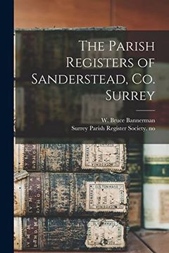portada The Parish Registers of Sanderstead, co. Surrey