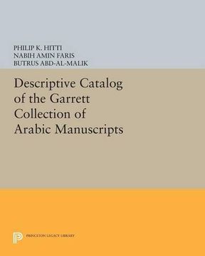 portada Descriptive Catalogue of the Garrett Collection: (Persian, Turkish, Indic) (Princeton Legacy Library) (en Inglés)