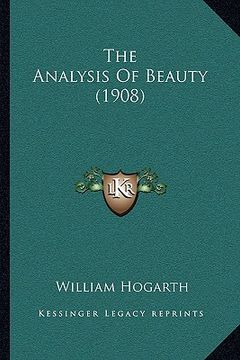 portada the analysis of beauty (1908) (en Inglés)