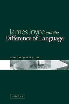 portada James Joyce Difference of Language (en Inglés)