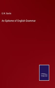 portada An Epitome of English Grammar (in English)