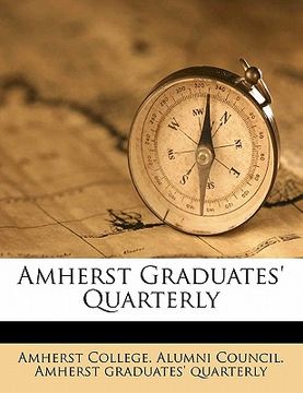 portada amherst graduates' quarterly (en Inglés)