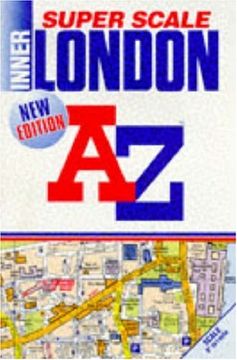 portada A-z Super Scale Street Atlas of Inner London (London Street Atlases) (en Inglés)