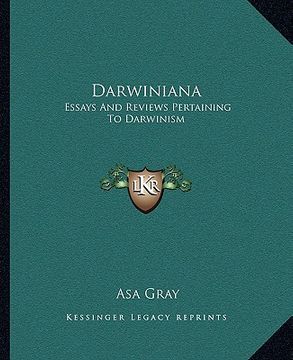 portada darwiniana: essays and reviews pertaining to darwinism (en Inglés)