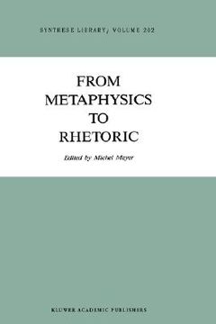 portada from metaphysics to rhetoric (en Inglés)