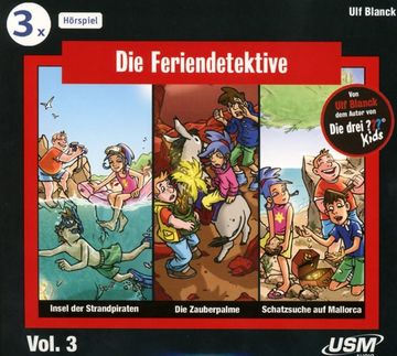 portada Die Feriendetektive Hoerbox 3 (3 Audio-Cds) (en Alemán)