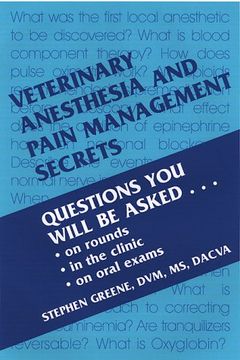 portada Veterinary Anesthesia and Pain Management Secrets 