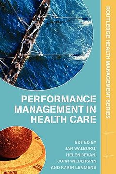portada performance management in healthcare (en Inglés)