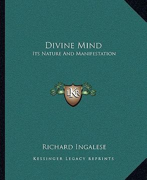 portada divine mind: its nature and manifestation (en Inglés)