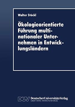 portada Ökologieorientierte Führung Multinationaler Unternehmen in Entwicklungsländern (in German)