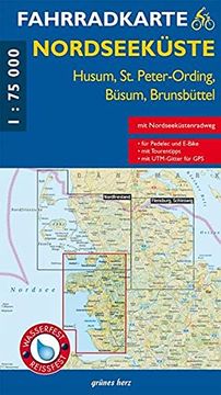 portada Fahrradkarte Nordseeküste - Husum, st. Peter-Ording, Büsum, Brunsbüttel 1: 75 000 (in German)