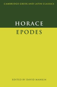 portada Horace: Epodes Paperback (Cambridge Greek and Latin Classics) (en Inglés)