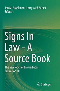 portada Signs in Law - A Source Book: The Semiotics of Law in Legal Education III (in English)