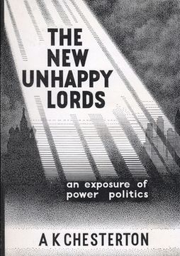 portada The New Unhappy Lords (en Inglés)