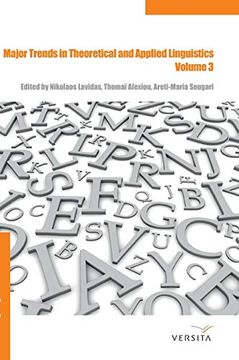 portada Major Trends in Theoretical and Applied Linguistics 3 (en Inglés)