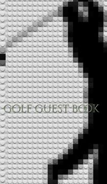 portada golf Club Journal blank guest book: golf Club Journal Michael Huhn designer edition (en Inglés)